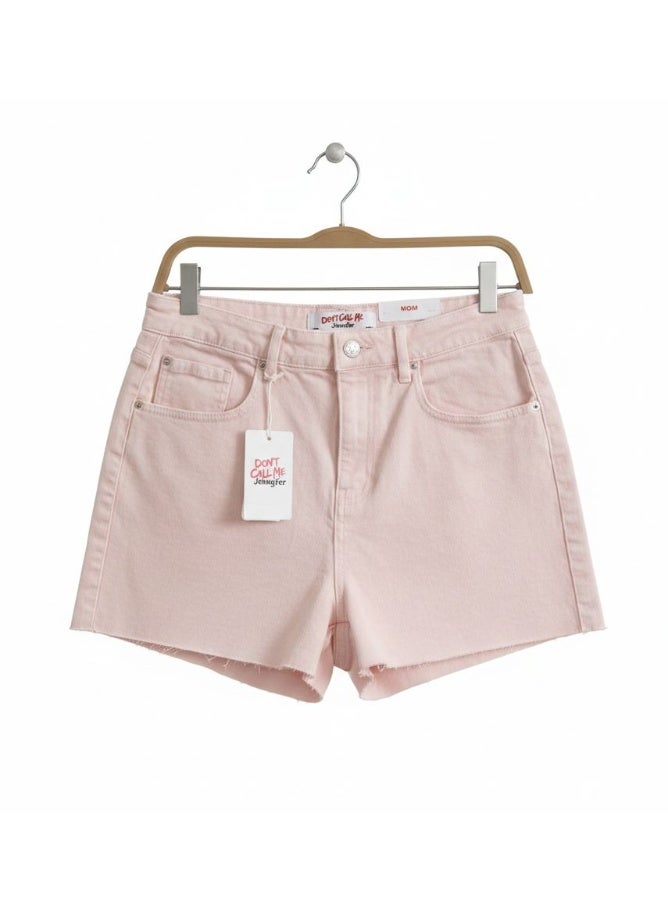 Don't Call Me Jennyfer Jeans Shorts- soft pastel pink - Image 1